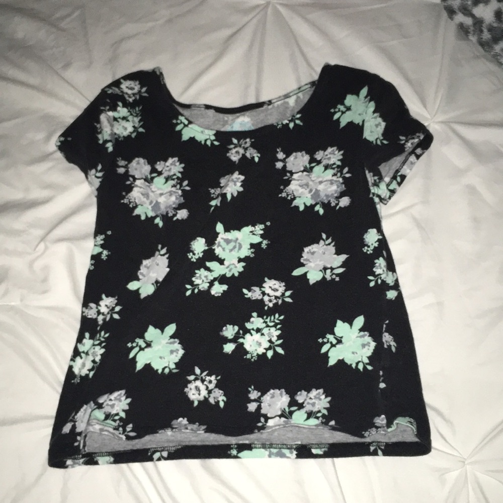 Flower crop top
